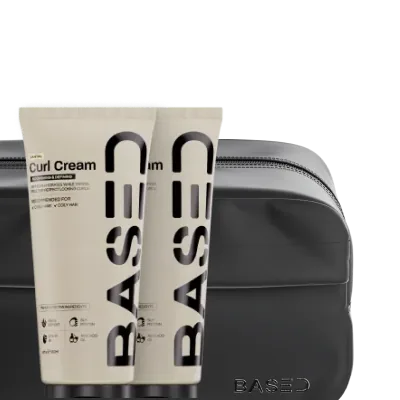 BASED Curl Cream — Curl Defining Cream for Men — Cc Two Pack