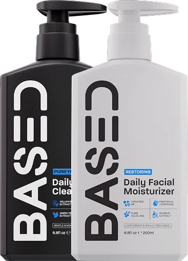 Based Skincare Set — Men's Daily Duo — Comp Section
