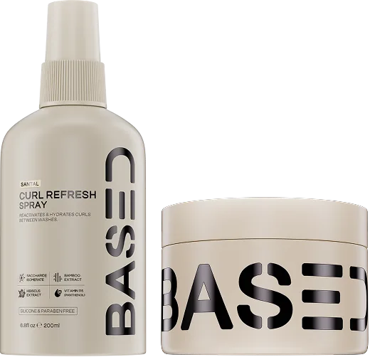 Hold & Refresh Duo — Hair Clay + Curl Refresh Spray — Frame