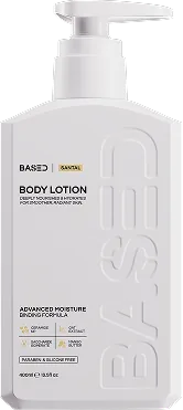BASED Body Lotion — Natural Hydrating Lotion | Men's Body Lotion — Front Onsantal 1
