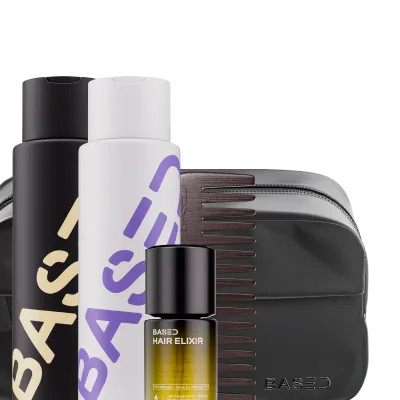 Based Hair Elixir — Nourish & Strengthen — He Bundle