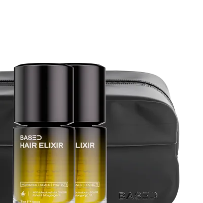 Based Hair Elixir — Nourish & Strengthen — He Two Pack
