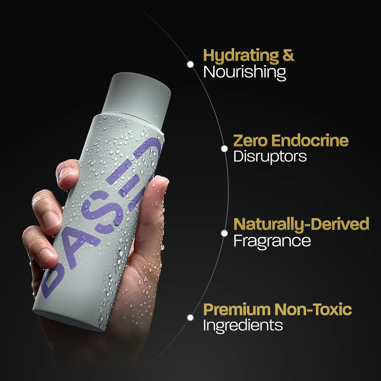 Based hydrating conditioner texture — based body works men's conditioner detail
