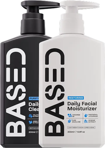 Based Skincare Set — Men's Daily Duo — Uhjdfs